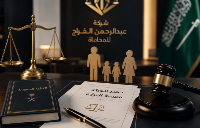 محامي قسمة تركة وحصر ورثة في السعودية