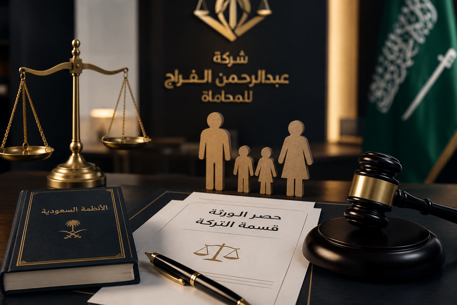محامي قسمة تركة وحصر ورثة في السعودية