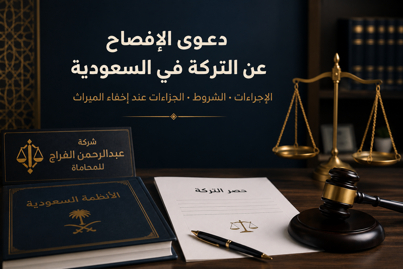 دعوى الإفصاح عن التركة
